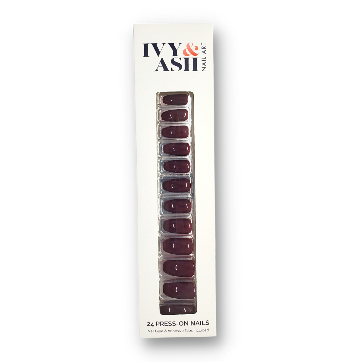 Burgundy Boss Press On Nail Set