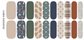 Cabin Weekend Nail Wrap Set
