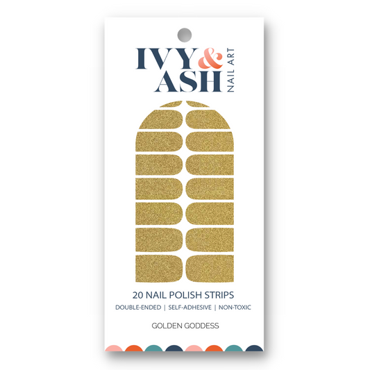 Golden Goddess Nail Wrap Set