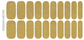 Golden Goddess Nail Wrap Set