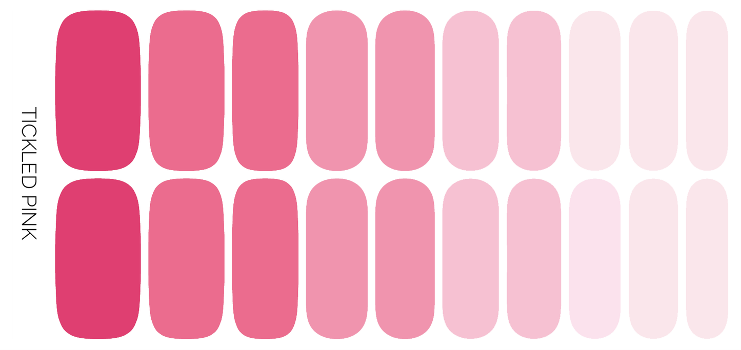 Tickled Pink Nail Wrap Set