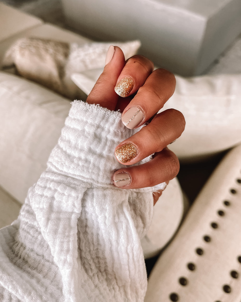 Goal Getter Nail Wrap on hand